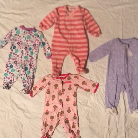 Other - 0-3 month girls gently used pajamas.